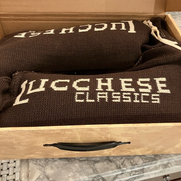 Women’s Lucchese Brown Leather & Alligator Cowboy Boots size 9 - Picture 3 of 10